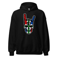 Unisex hoodie (Groningen skull, Rock & Roll)