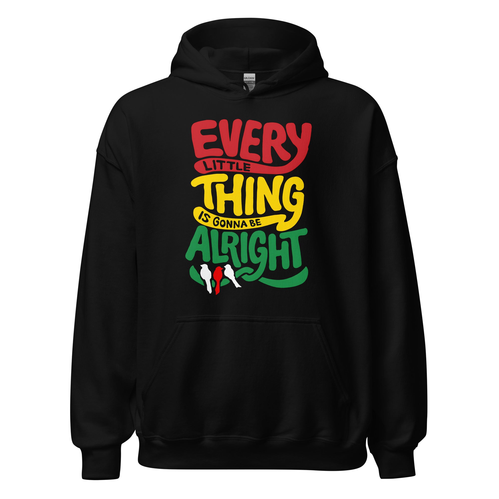 Unisex hoodie (Every little thing is gonna be alright) ajacied