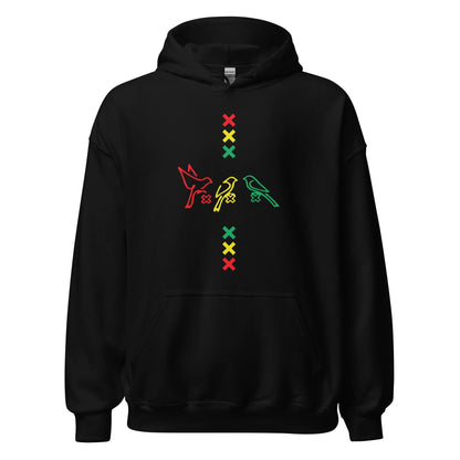Unisex hoodie (Ajacied- 3 vogels- 3 kruizen)