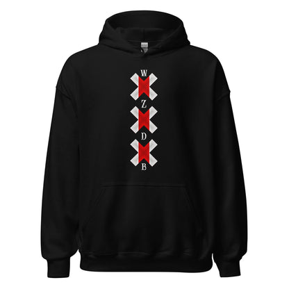 Unisex hoodie (Ajacied-vlag WZDB) Amsterdam