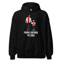 Unisex hoodie (Ajacied- Van vader op zoon) Amsterdam