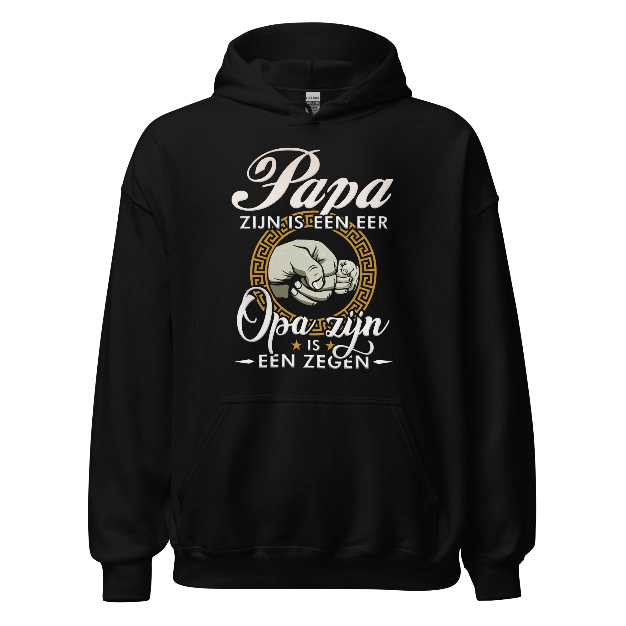 Unisex hoodie (Papa zijn is een eer Opa zijn is een zegen)