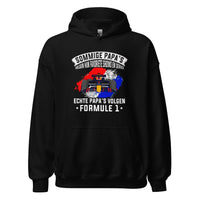 Unisex hoodie (Echte Papa's volgen formula 1)