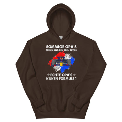 Unisex hoodie (Echte opa's kijken formule 1)