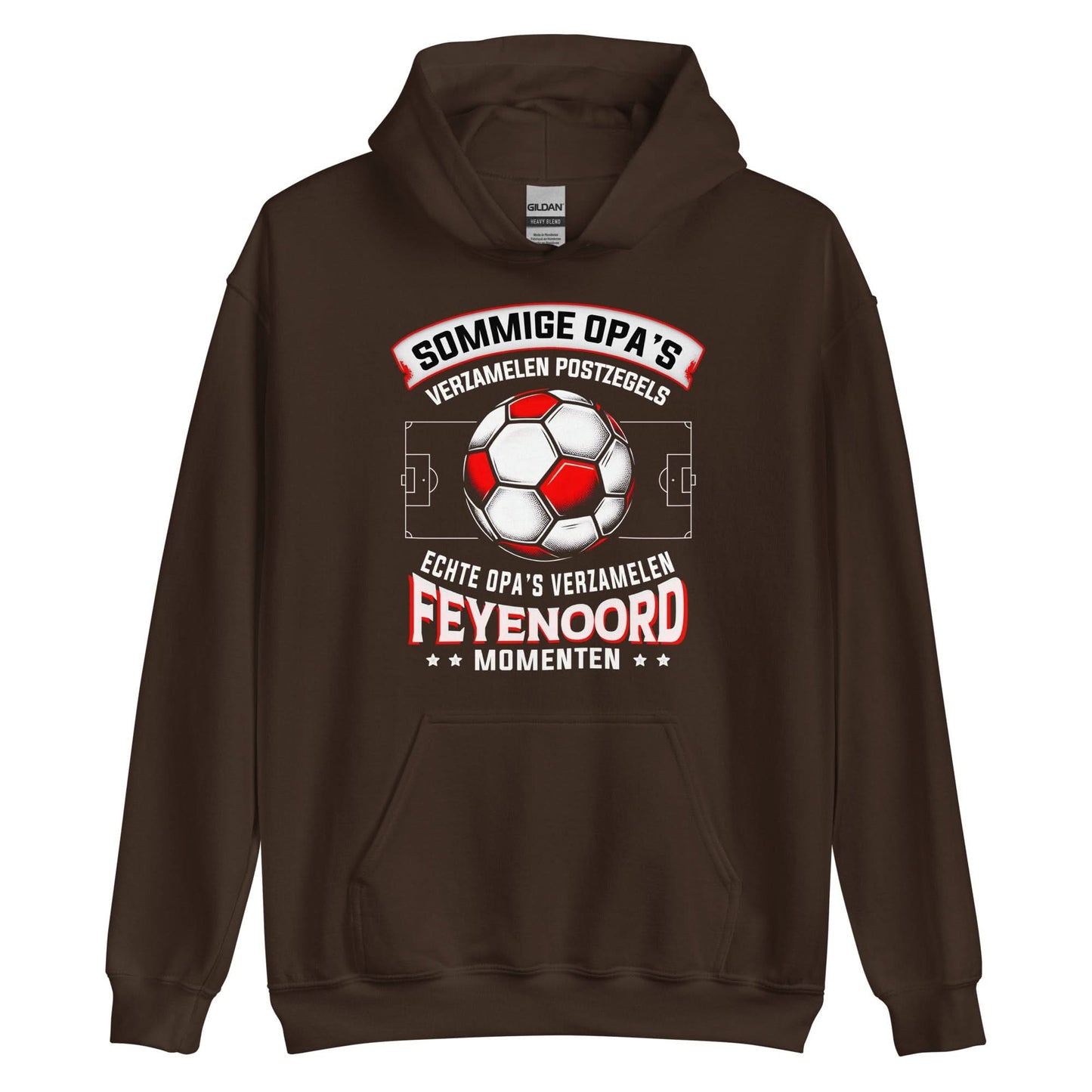 Unisex hoodie (Sommige opa's verzamelen postzegels..)