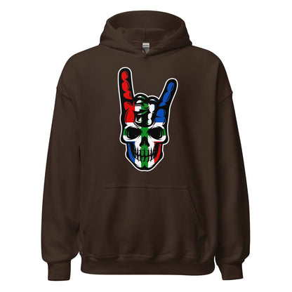 Unisex hoodie (Groningen skull, Rock & Roll)