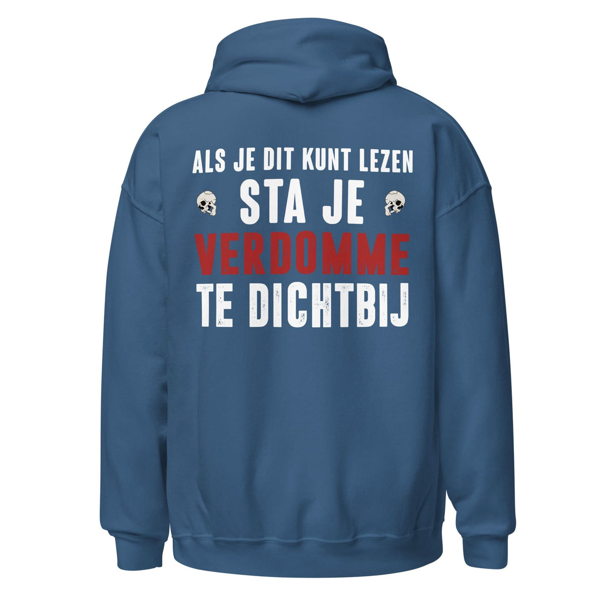 Unisex hoodie (Als je dit kunt lezen, sta je te dichtbij) Motor