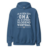 Unisex hoodie (Ja ik ben een oma, Ik spreek vloeiend voetbal)