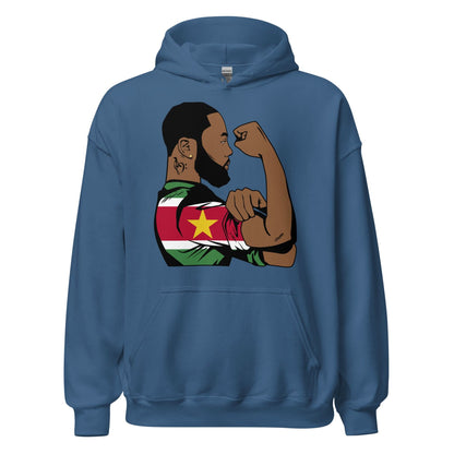 Unisex Hoodie(strongman - Suriname)