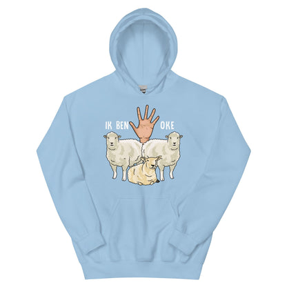 Unisex hoodie (ik ben oke -schaap)