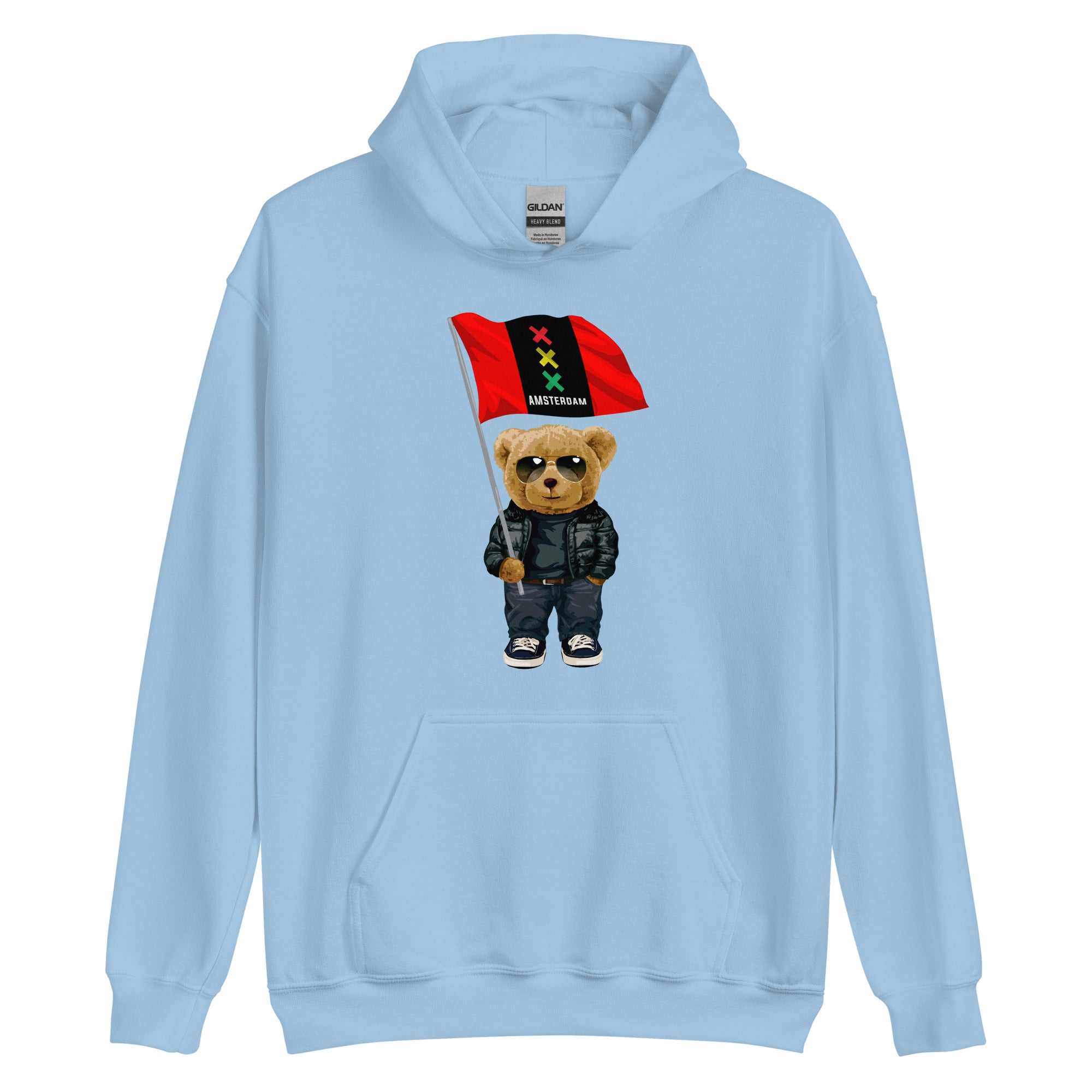 Unisex hoodie (Amsetrdam Bear Vlag)