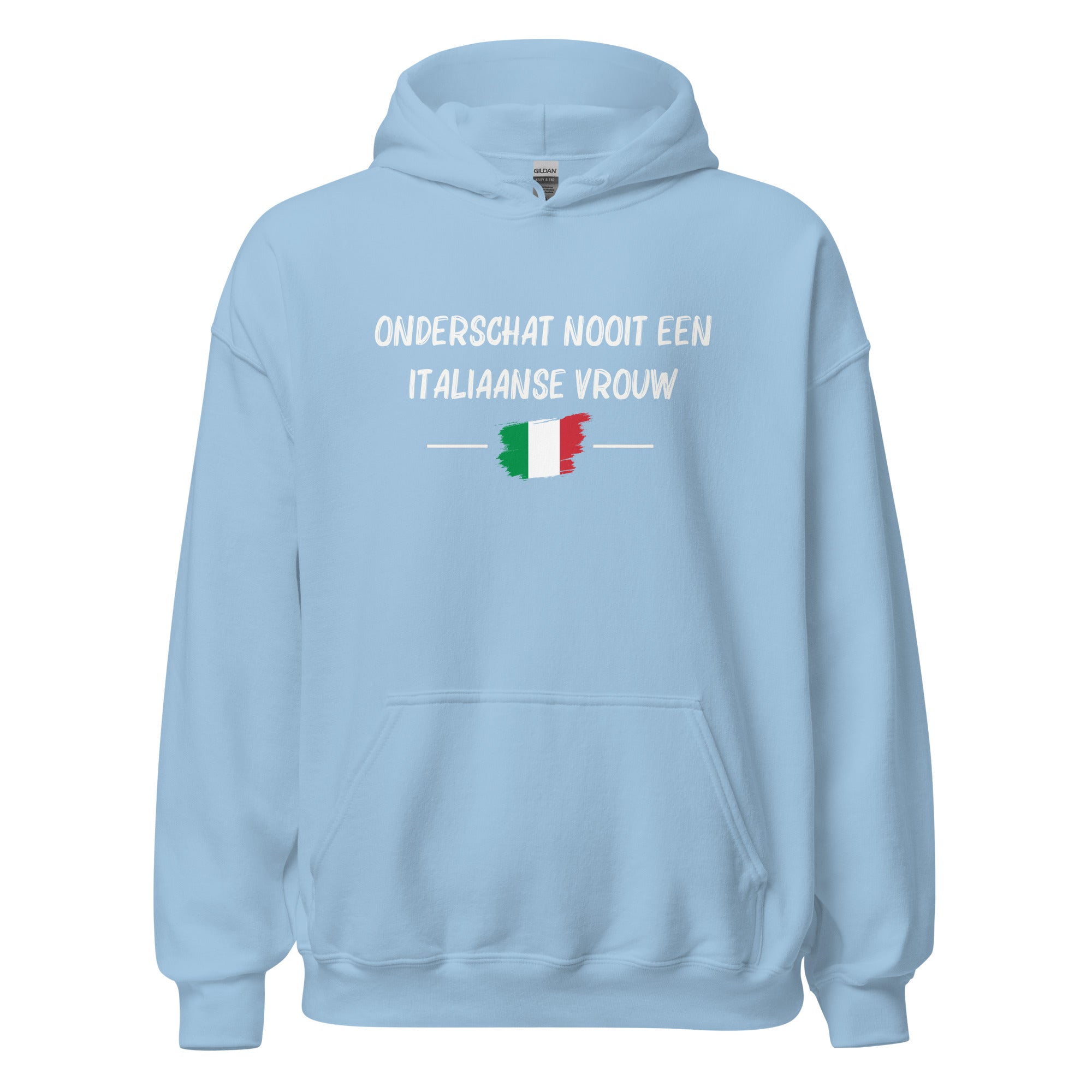 Unisex Hoodie(Onderschat nooit een Italiaanse vrouw)