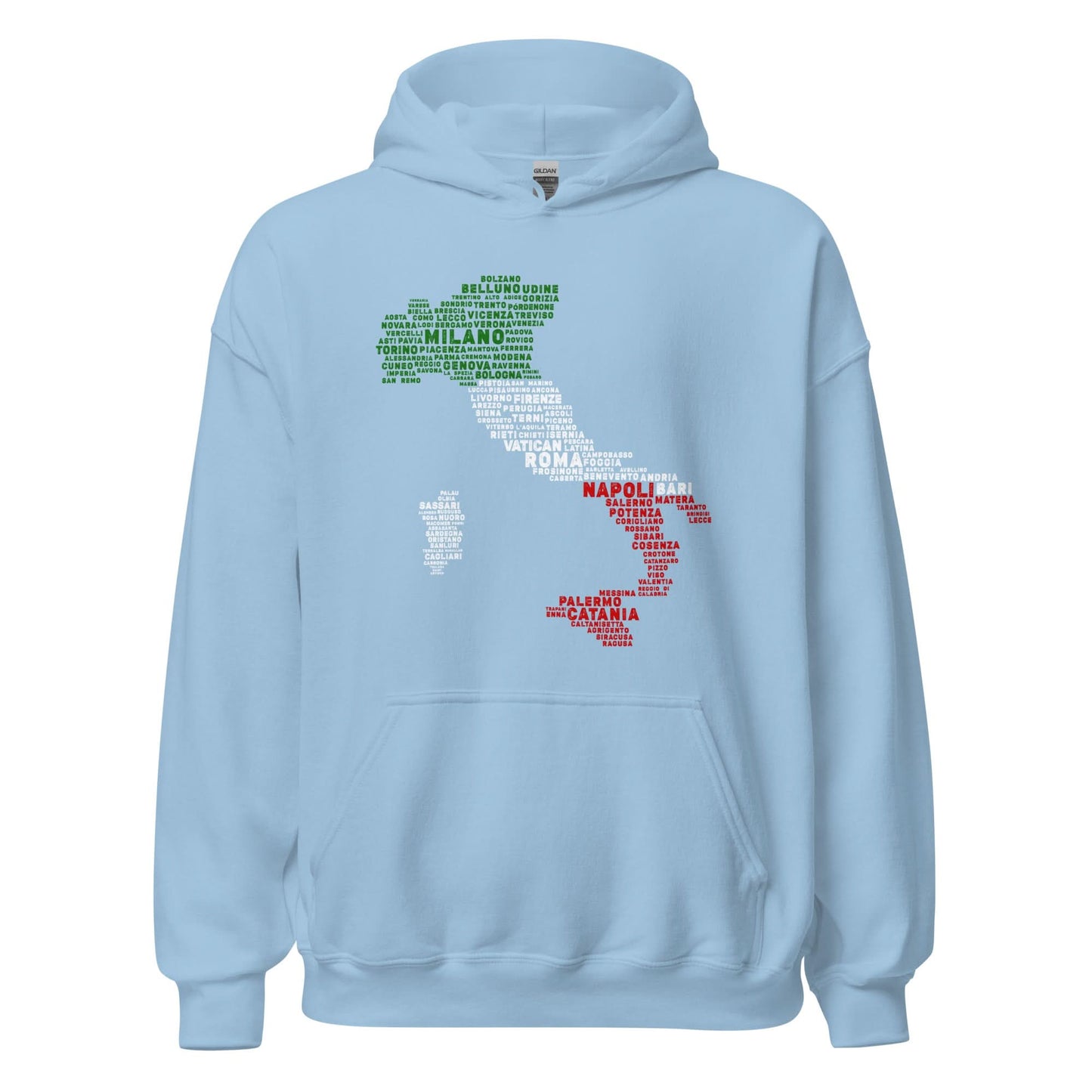 Unisex Hoodie(Map- Italie)