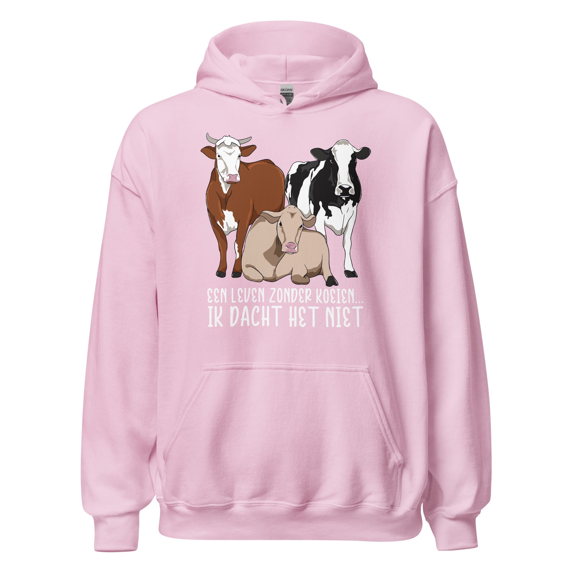 Unisex hoodie ( zonder koeien, dacht het niet)