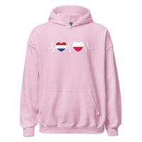 Unisex Hoodie (heartbeat Polen - Nederland)