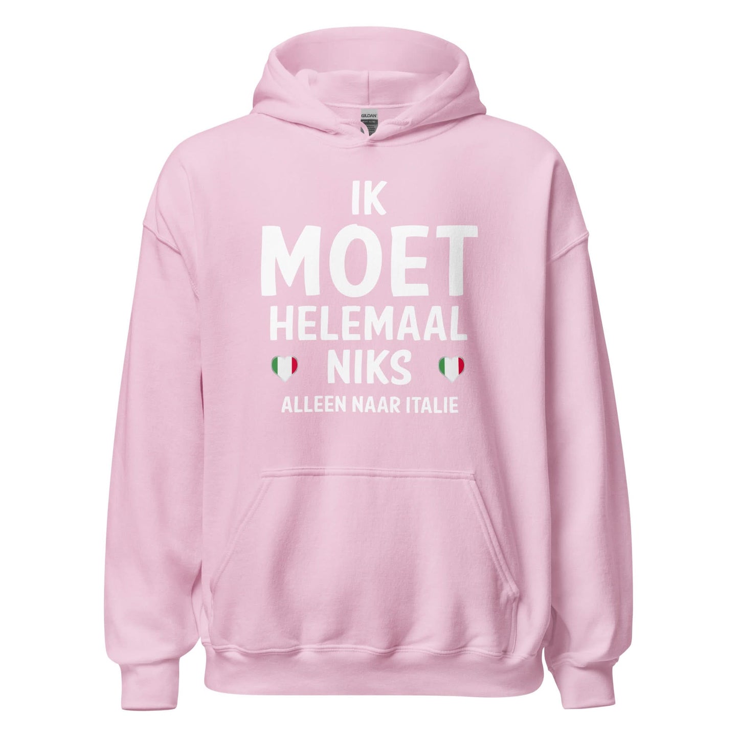 Unisex Hoodie(Moet helemaal niks - Italie)