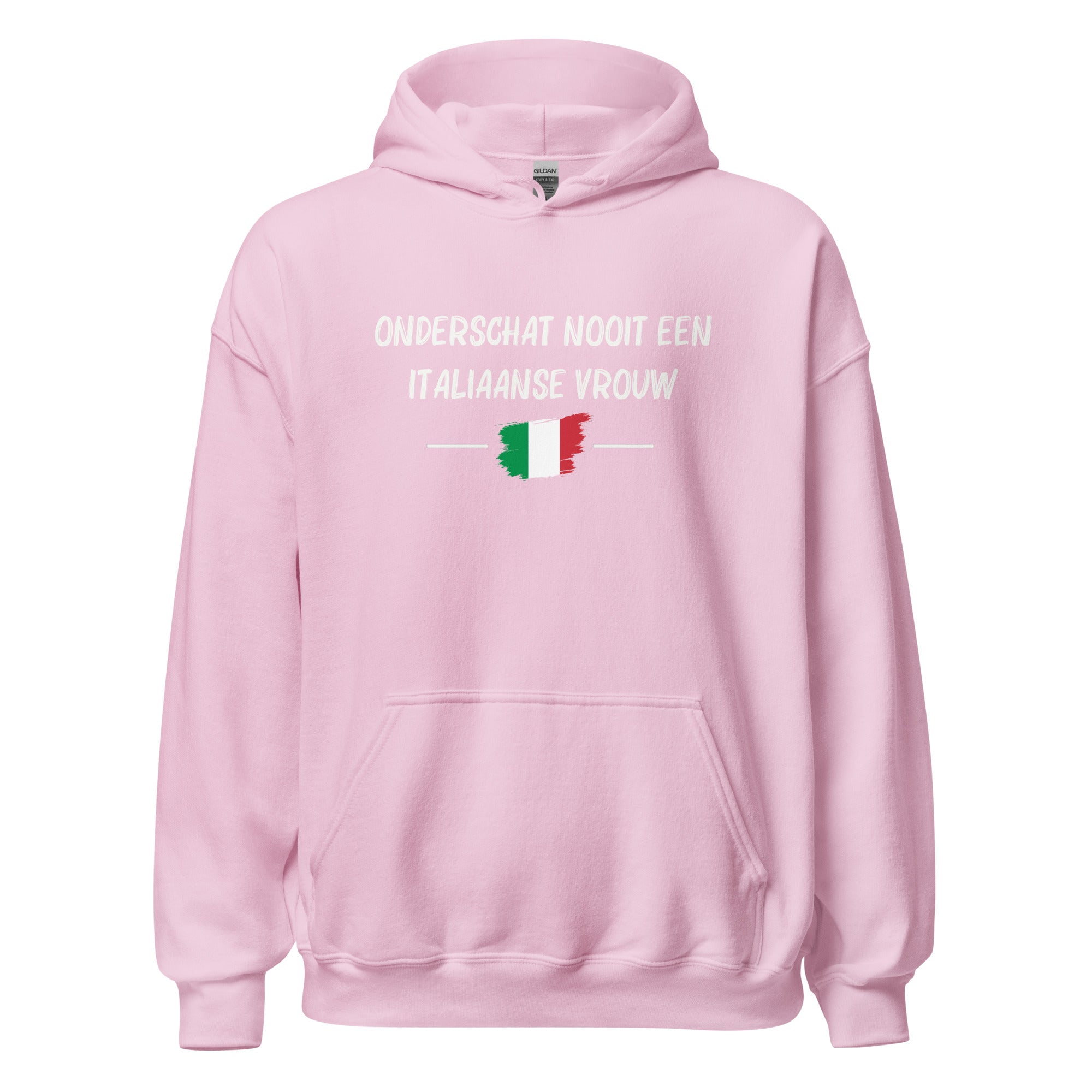 Unisex Hoodie(Onderschat nooit een Italiaanse vrouw)