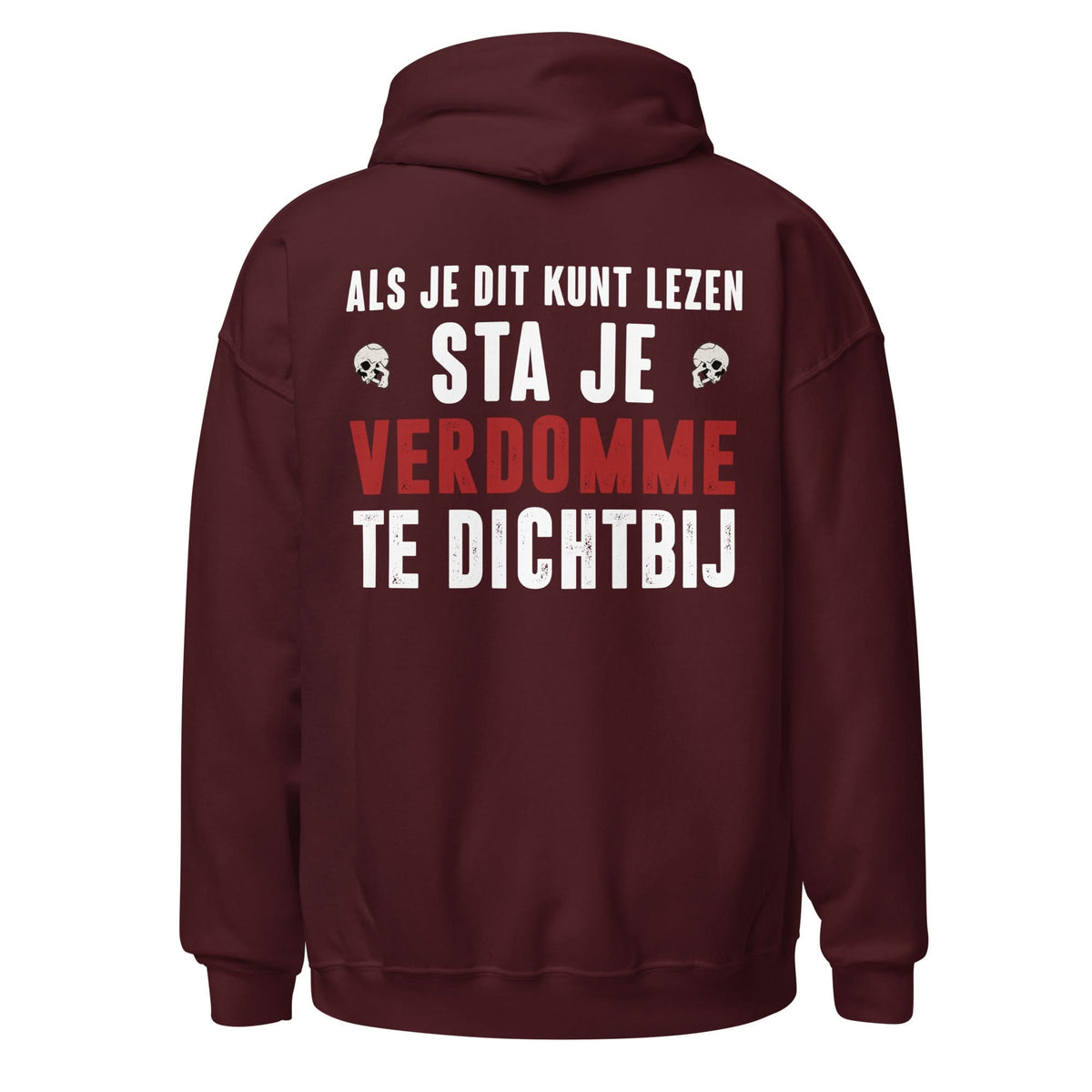 Unisex hoodie (Als je dit kunt lezen, sta je te dichtbij) Motor