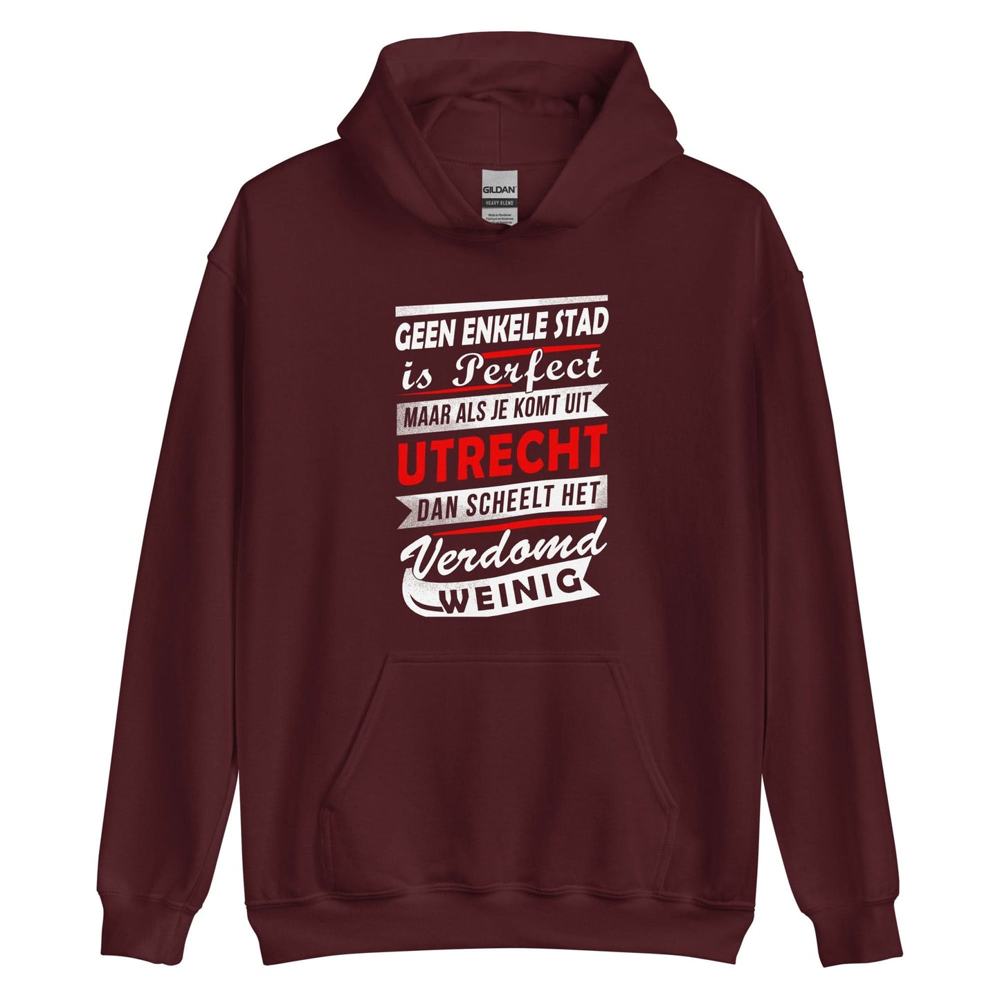 Unisex Hoodie (Als je uit Utrecht komt dan scheelt het verdomd weinig)
