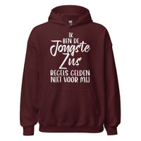 Unisex Hoodie ( Jongste zus)