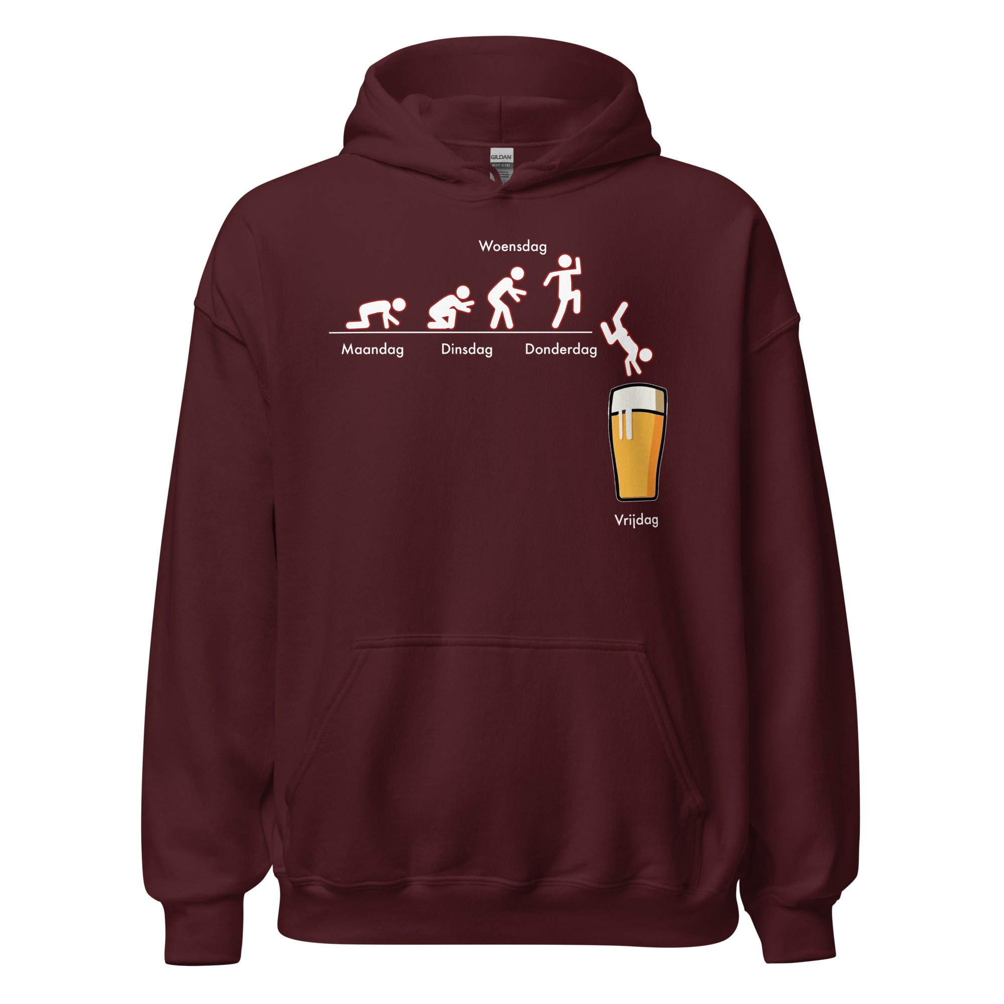 Unisex Hoodie (Bier Evolutie)