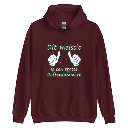 Unisex hoodie (Dit meissie is een trotse Rotterdammert)