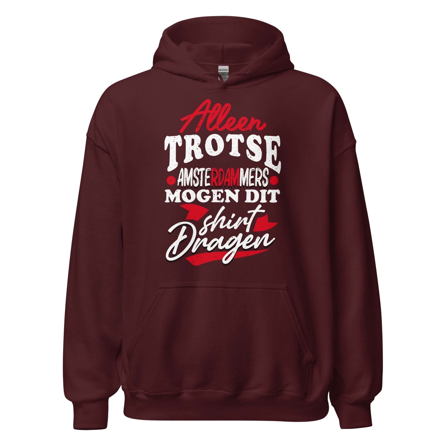 Unisex hoodie ( trotse Amsterdammer)