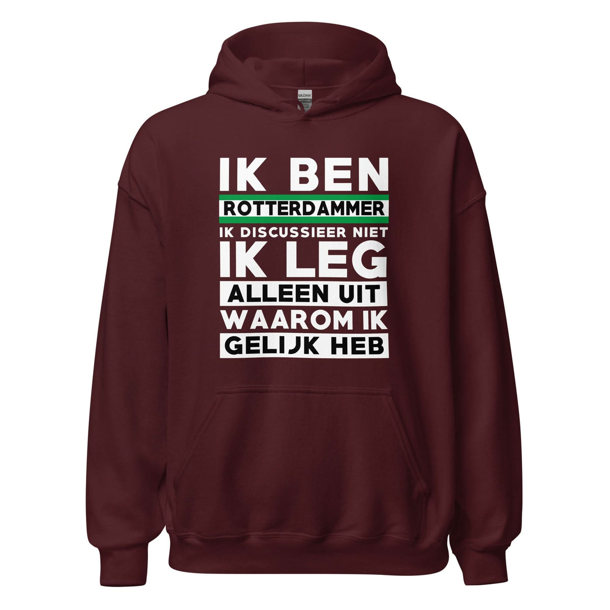 Unisex Hoodie (gelijk rotterdam)