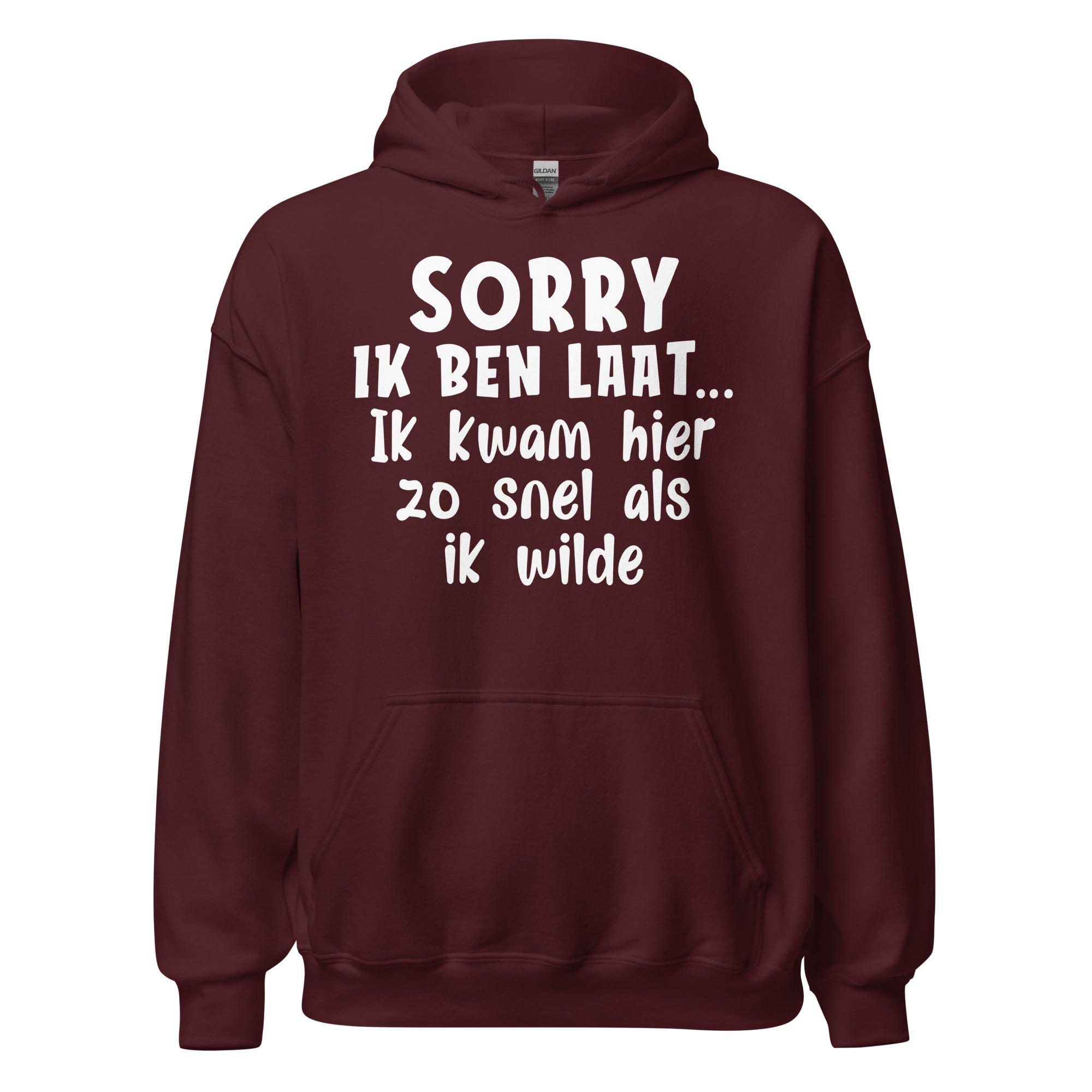 unisex hoodie ( zo snel als ik wilde)