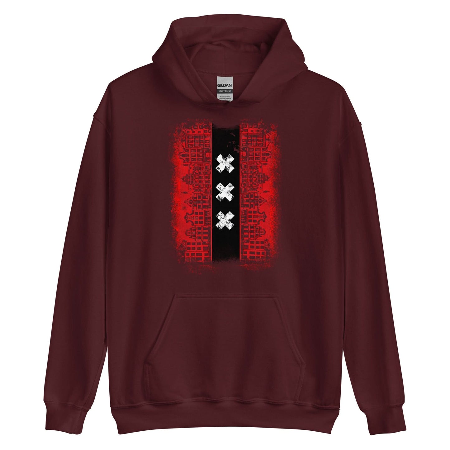 Unisex hoodie (Amsterdam Skyline Vlag)