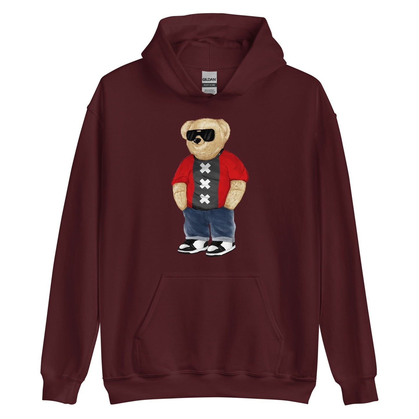 Unisex hoodie (Amsterdam Cool Bear)