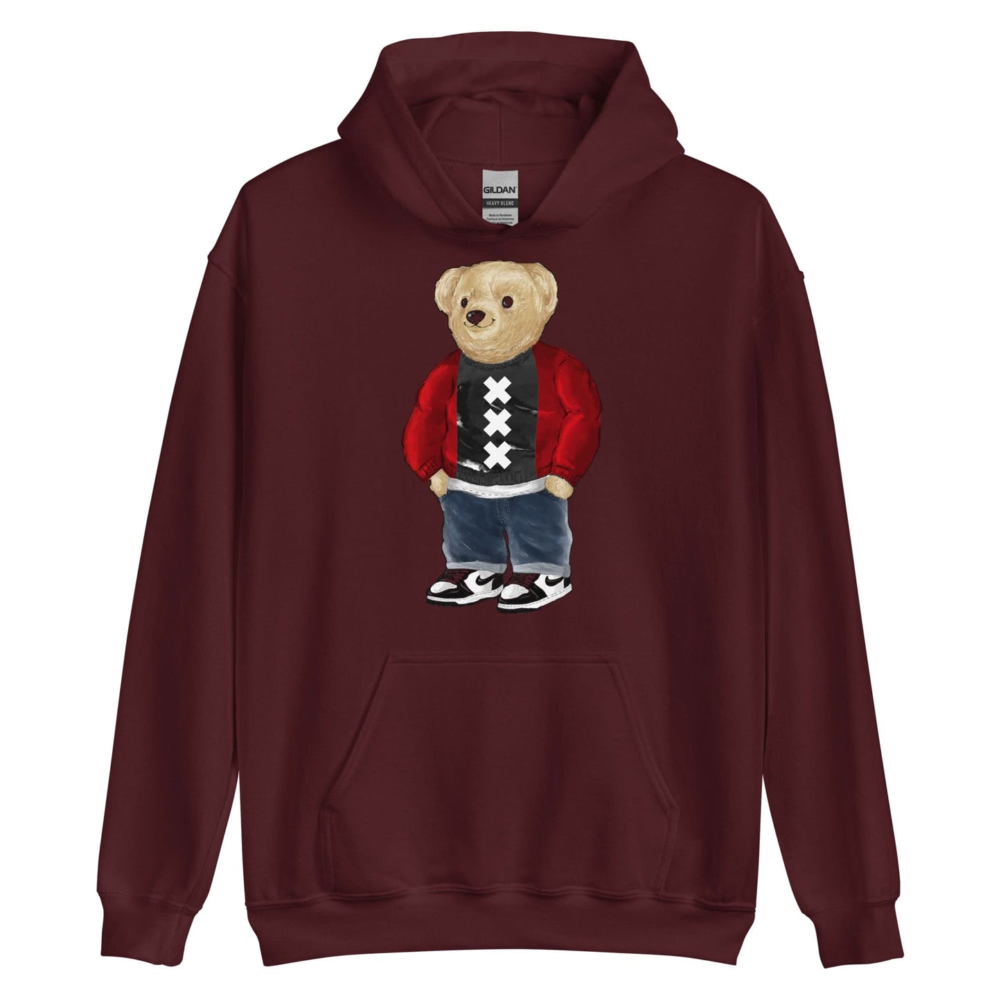 Unisex hoodie (Amsterdam Bear Adam)