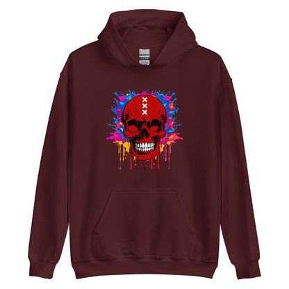 Unisex hoodie (Amsterdam Skull Art)