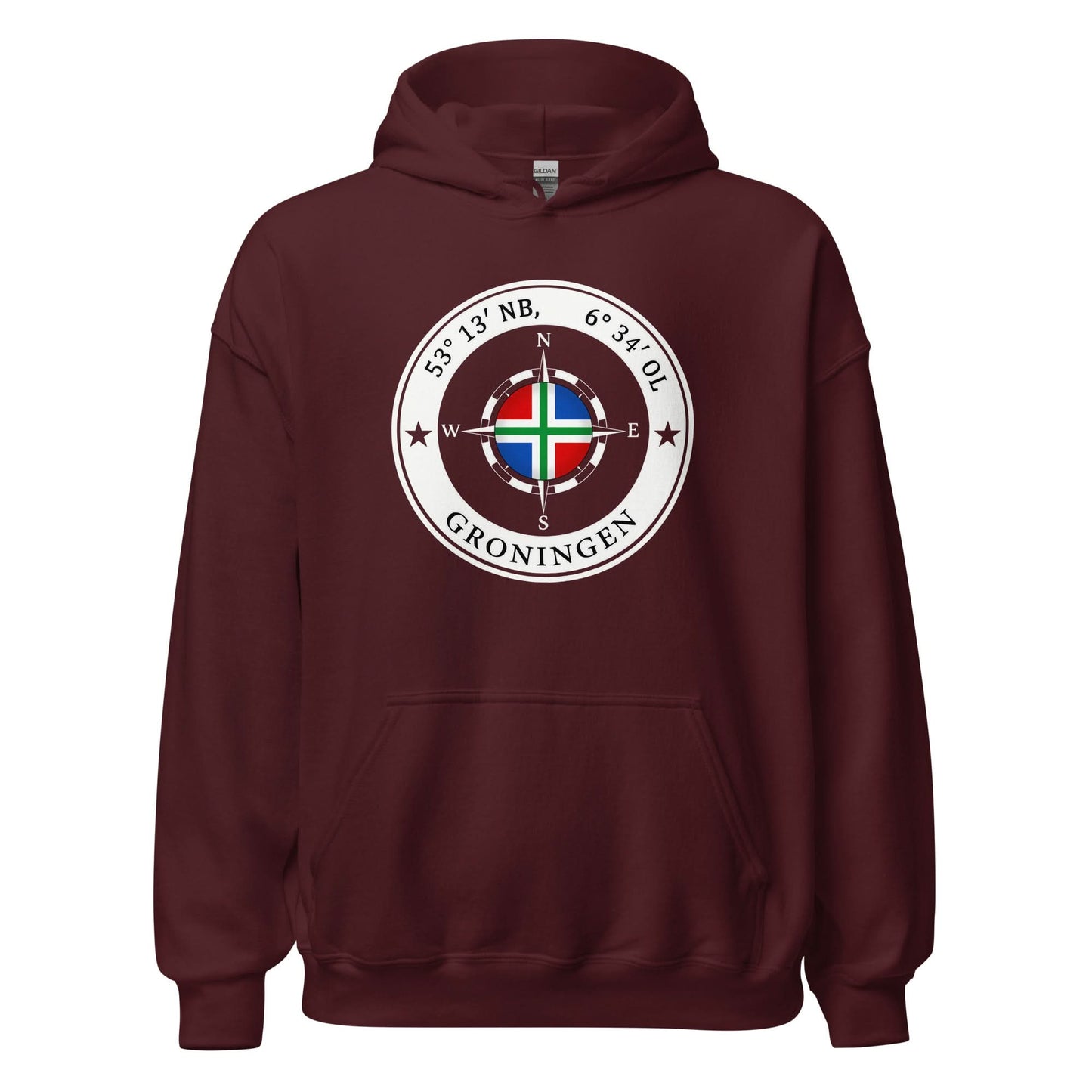 Unisex hoodie (Groningen Compass)