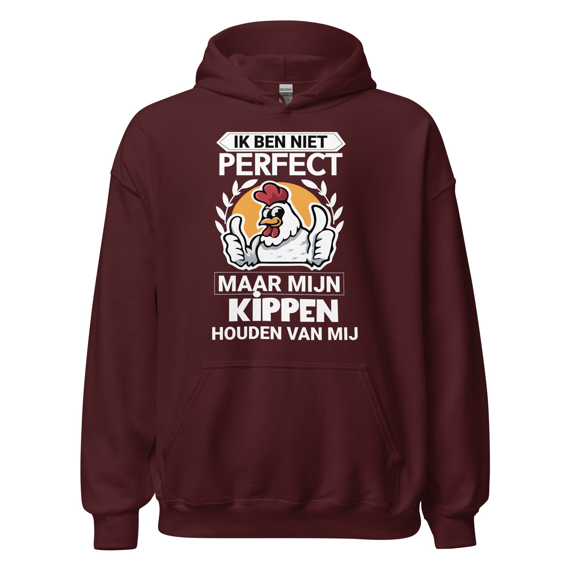 Unisex hoodie (kippen houden van mij)