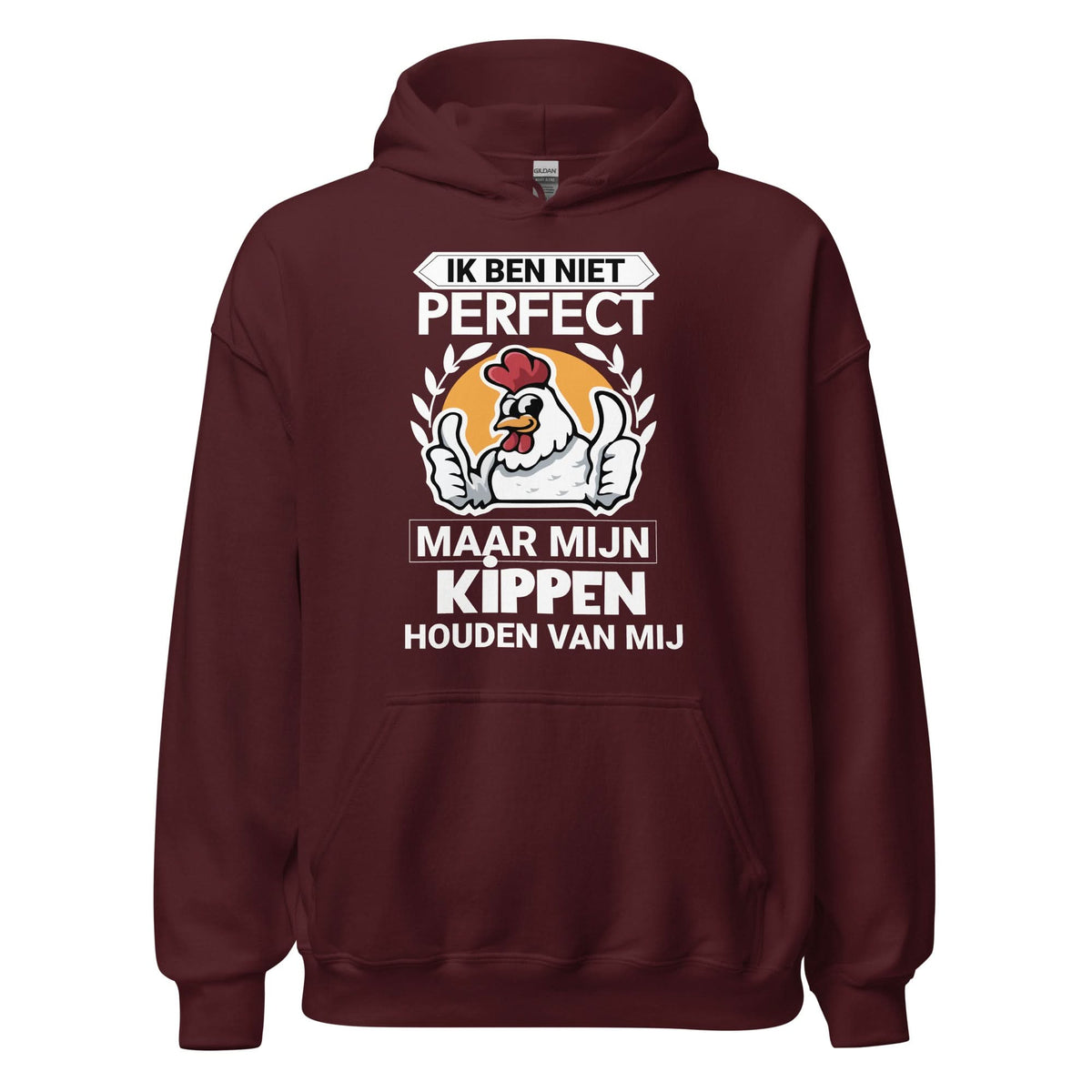 Unisex hoodie (kippen houden van mij)