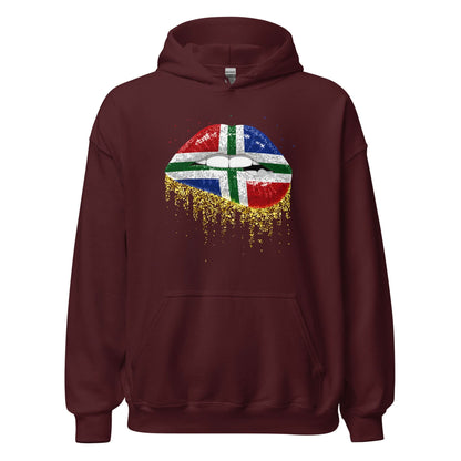Unisex hoodie (Groningen Flag Lips)
