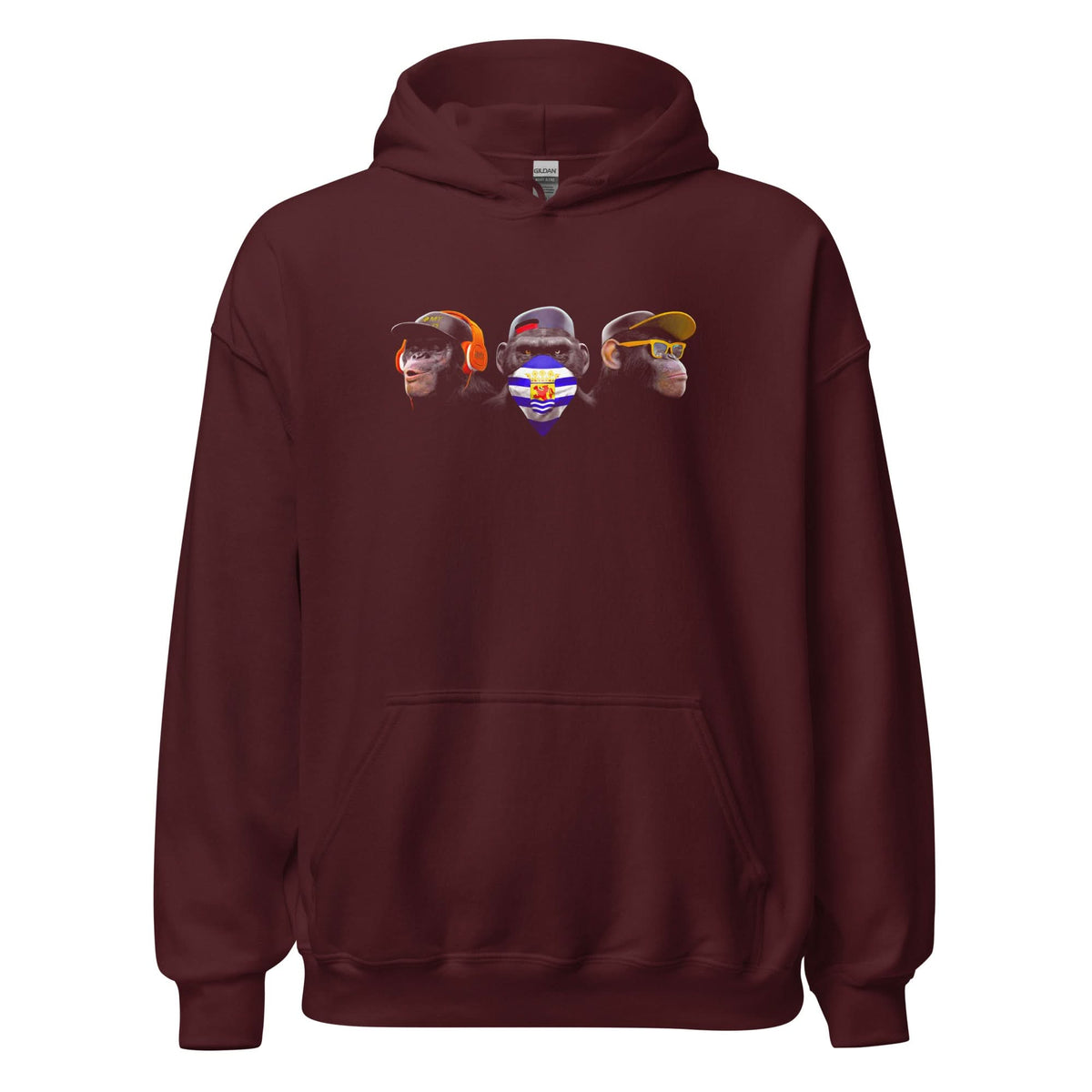 Unisex hoodie (Zeeland Flag Horen Zien en Zwijgen)