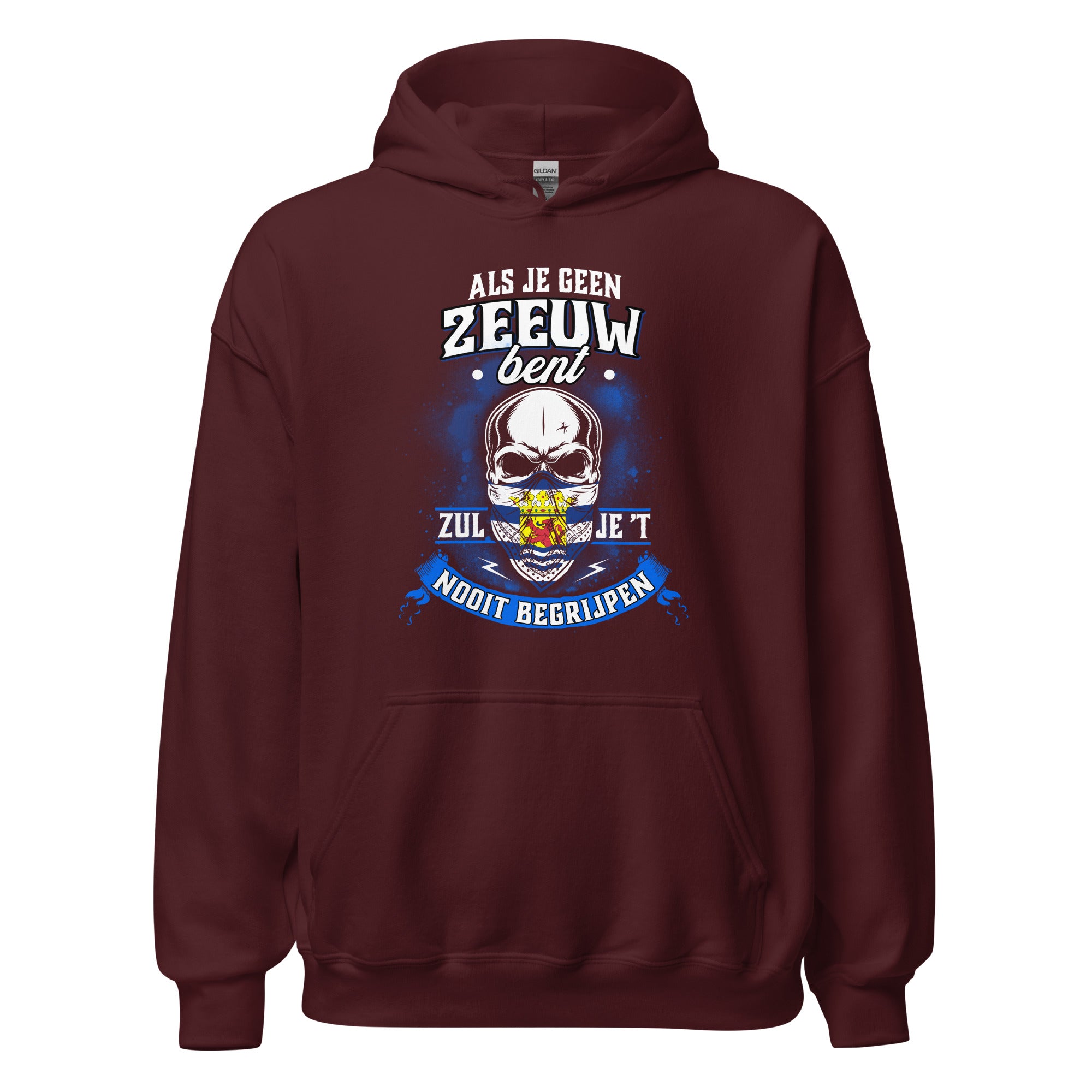 Unisex hoodie (Zeeland, Je zult het nooit begrijpen)