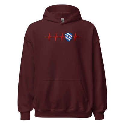 Unisex hoodie (Friesland Hartslag)