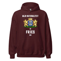 Unisex hoodie (Mijn nationaliteit is fries)