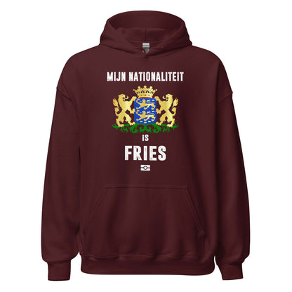 Unisex hoodie (Mijn nationaliteit is fries)