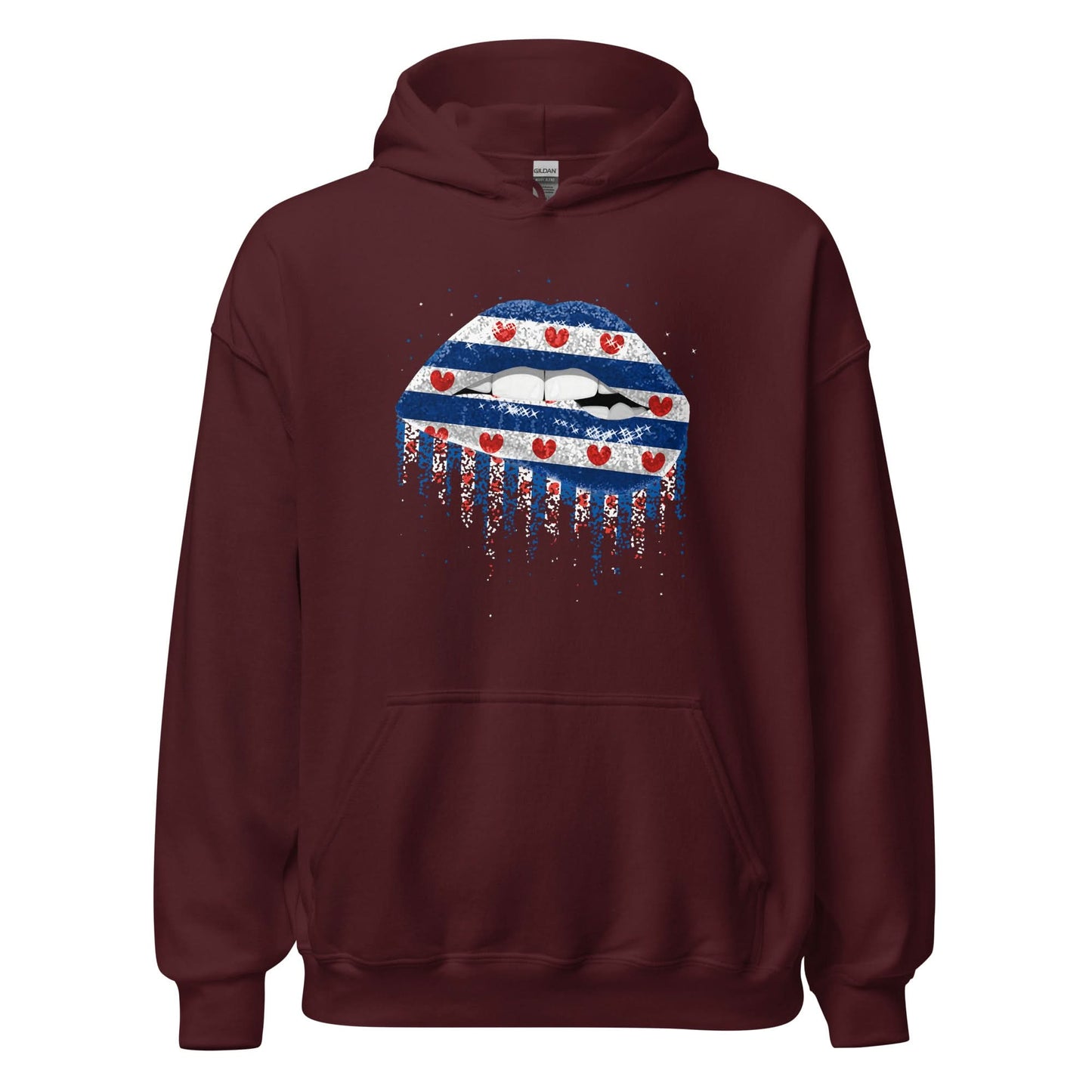 Unisex hoodie (Friesland Lips)