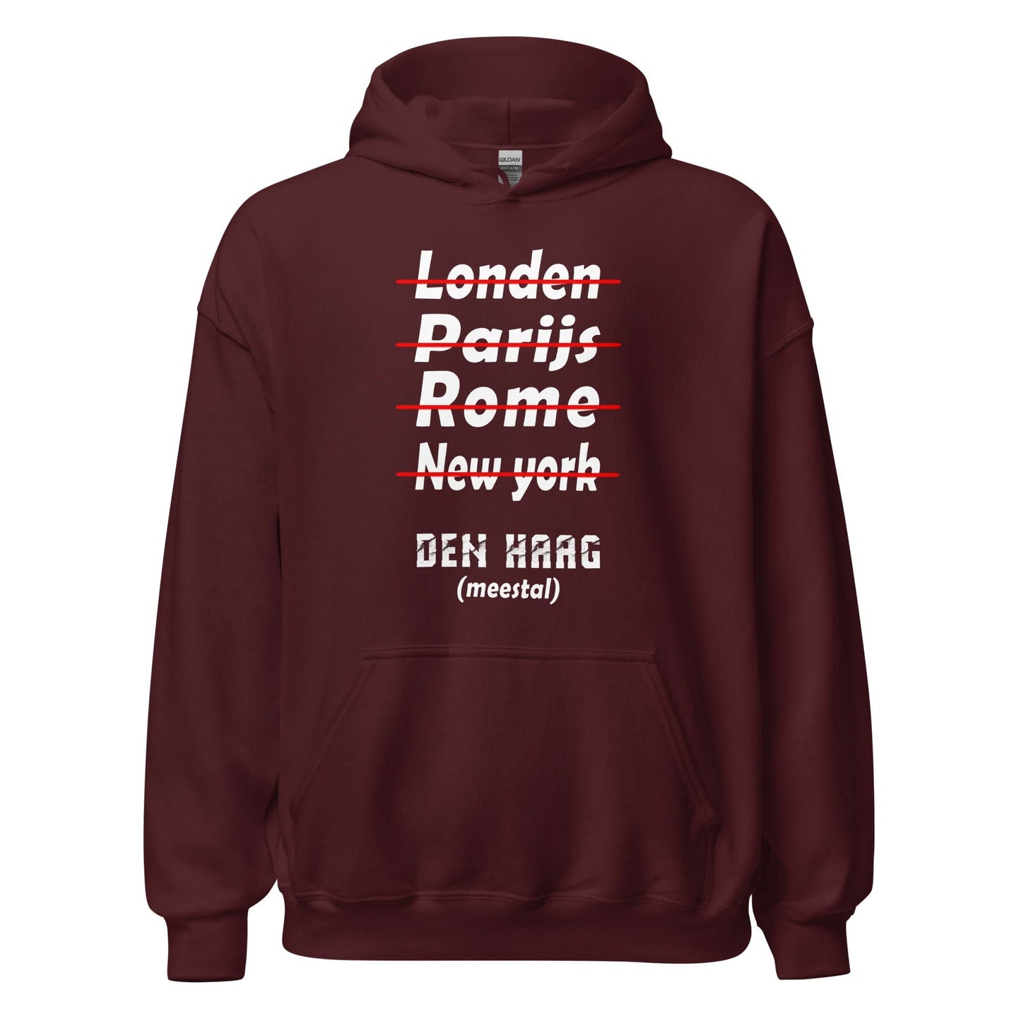 Unisex hoodie (Den Haag Meestal)
