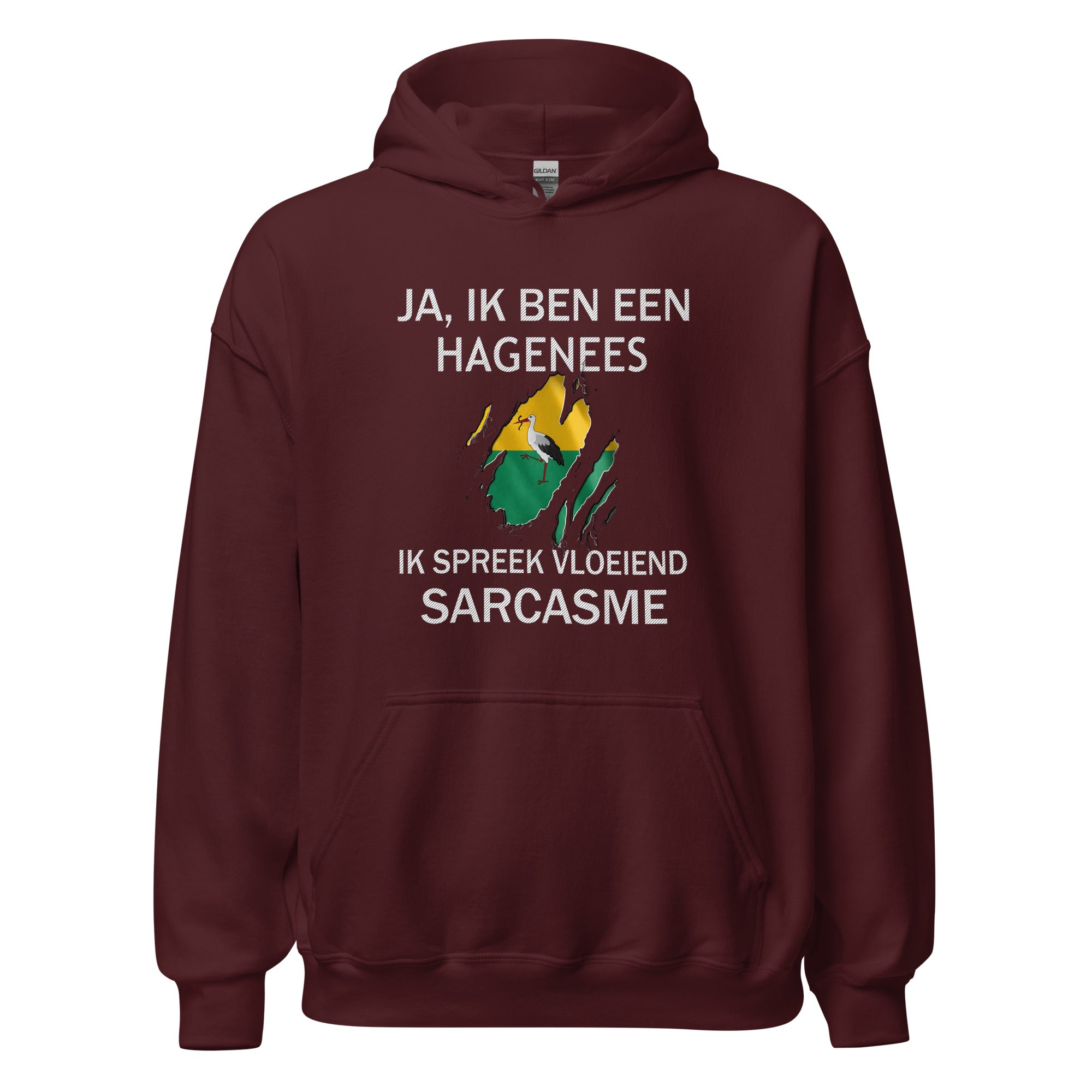 Unisex hoodie (Den Haag Sarcasme)