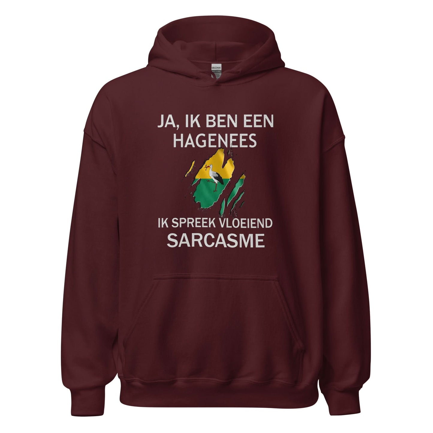 Unisex hoodie (Den Haag Sarcasme)