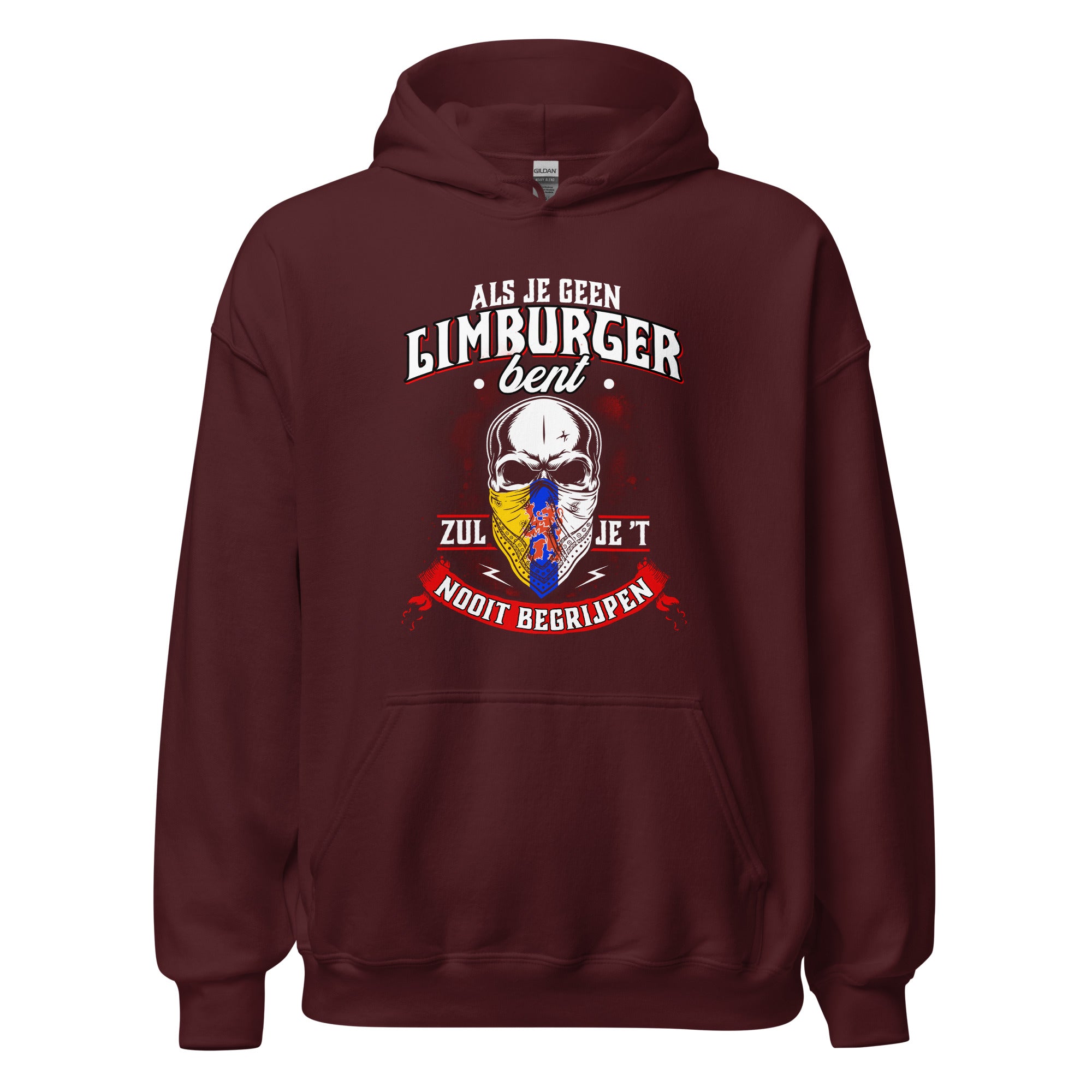 Unisex hoodie (Limburger, Je zult het nooit begrijpen)