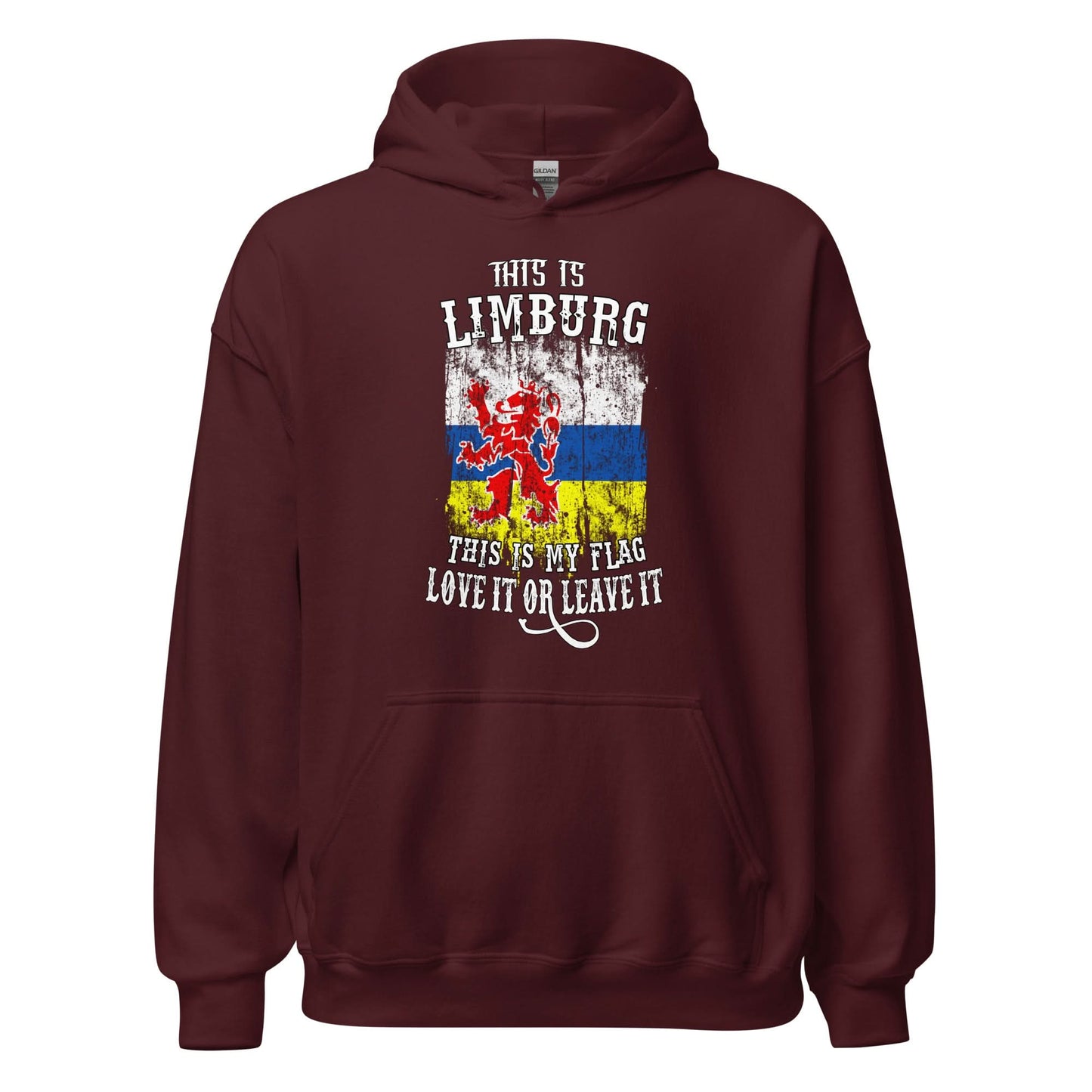 Unisex hoodie (Limburg Liefde of Vertrek)