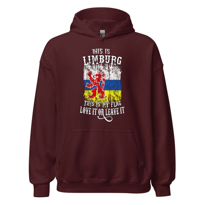 Unisex hoodie (Limburg Liefde of Vertrek)