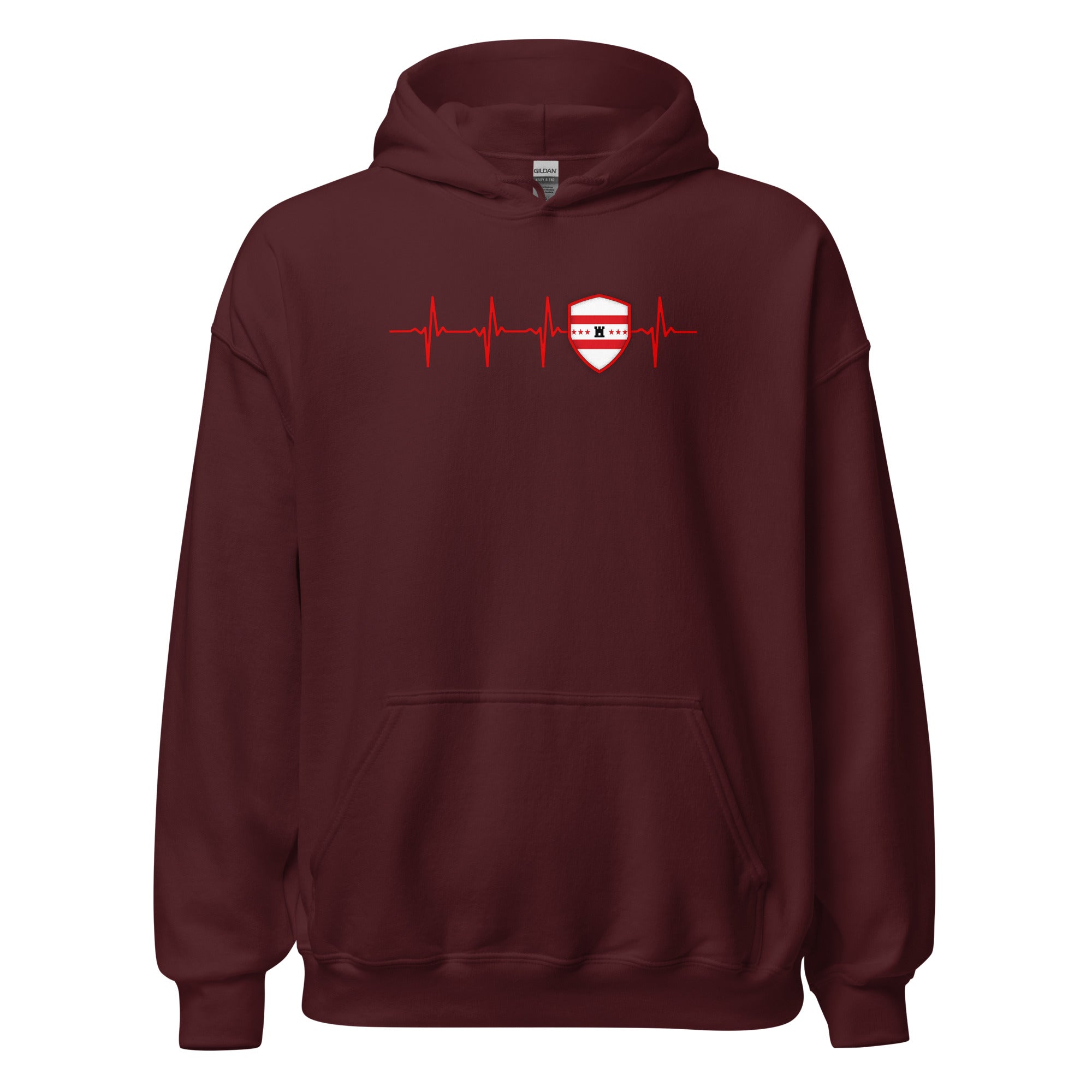 Unisex hoodie (Drenthe Schild Hartslag)
